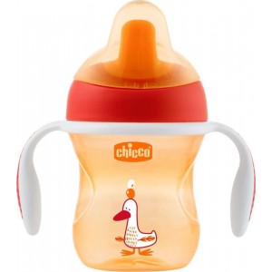 Chicco Εκπαιδευτικό κύπελλο Training Cup 6m+ Orange 200ml (F04-06921-30-01) Chicco Εκπαιδευτικό κύπελλο Training Cup 6m+ Orange 200ml (F04-06921-30-01)