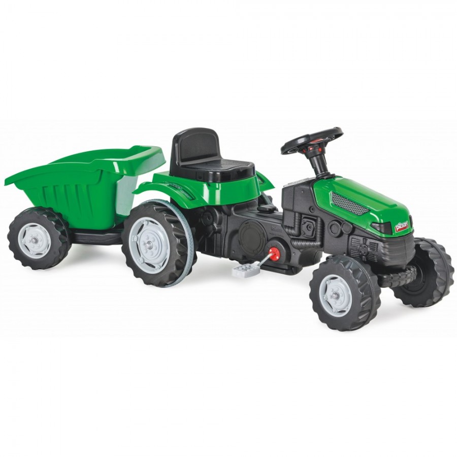 Pilsan Παιδικό Τρακτέρ  Με Πεντάλ Και Καρότσα Tractor Active Πράσινο (07316-1)
