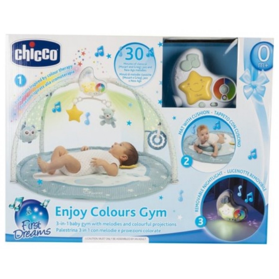 Chicco Γυμναστήριο Χαρούμενα Χρώματα Σιελ (Y01-09866-20)