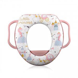Lorelli Bertoni Εκπαιδευτικό Ανατομικό Mαλακό Κάθισμα Τουαλέτας Pink Princess (10130680007)