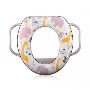 Lorelli Bertoni Εκπαιδευτικό Ανατομικό Mαλακό Κάθισμα Τουαλέτας Grey animals (10130680010)