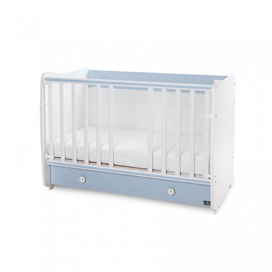 Μετατρεπόμενο Κρεββάτι Lorelli Bertoni Dream New 60x120 - White-Baby Blue (10150420039A)