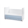 Μετατρεπόμενο Κρεββάτι Lorelli Bertoni Dream New 60x120 - White-Baby Blue (10150420039A)