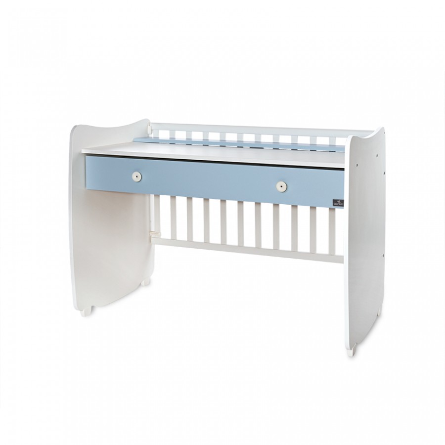 Μετατρεπόμενο Κρεββάτι Lorelli Bertoni Dream New 60x120 - White-Baby Blue (10150420039A)