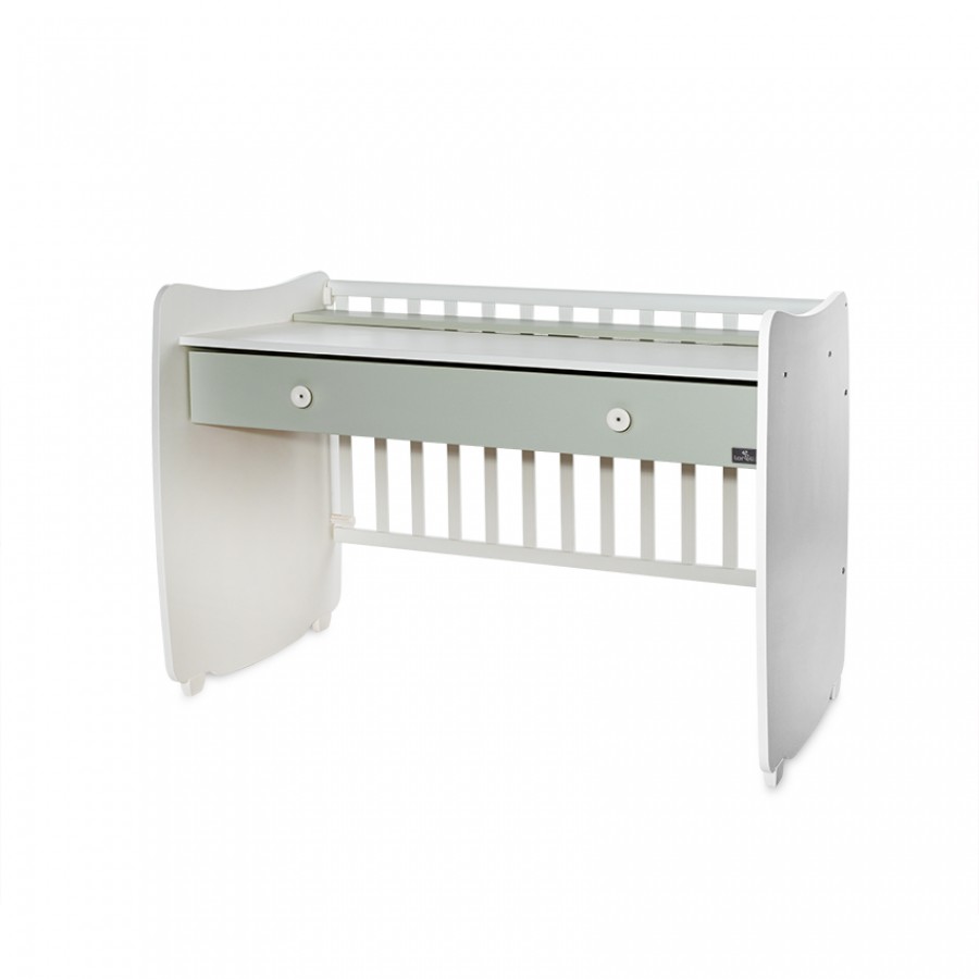 Μετατρεπόμενο Κρεββάτι Lorelli Bertoni Dream New 60x120 - White-Milky Green (10150420040A)