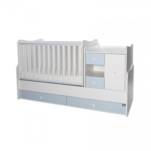 Μετατρεπόμενο Κρεββάτι Lorelli Bertoni Minimax New White-Baby Blue (10150500039A) Μετατρεπόμενο Κρεββάτι Lorelli Bertoni Minimax New White-Baby Blue (10150500039A)