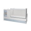 Μετατρεπόμενο Κρεββάτι Lorelli Bertoni Minimax New White-Baby Blue (10150500039A)