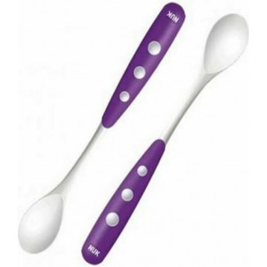 Nuk Βρεφικό Σετ με Κουτάλια από Σιλικόνη Μωβ για 6+ μηνών 2τμχ (10255053) Nuk Βρεφικό Σετ με Κουτάλια από Σιλικόνη Μωβ για 6+ μηνών 2τμχ (10255053)