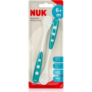 Nuk Βρεφικό Σετ με Κουτάλια από Σιλικόνη Μπλε για 6+ μηνών 2τμχ (10255053) Nuk Βρεφικό Σετ με Κουτάλια από Σιλικόνη Μπλε για 6+ μηνών 2τμχ (10255053)