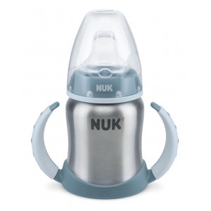Nuk Ανοξείδωτο First Choice Μπιμπερό Εκπαίδευσης 150 Ml Με Στόμιο Σιλικόνης & 2 Λαβές Blue (10255247) Nuk Ανοξείδωτο First Choice Μπιμπερό Εκπαίδευσης 150 Ml Με Στόμιο Σιλικόνης & 2 Λαβές Blue (10255247)