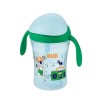 Nuk Παιδικό Ποτηράκι με Λαβές και Καλαμάκι Motion Cup από Πλαστικό Πράσινο 230ml για 8m+ (10255639)