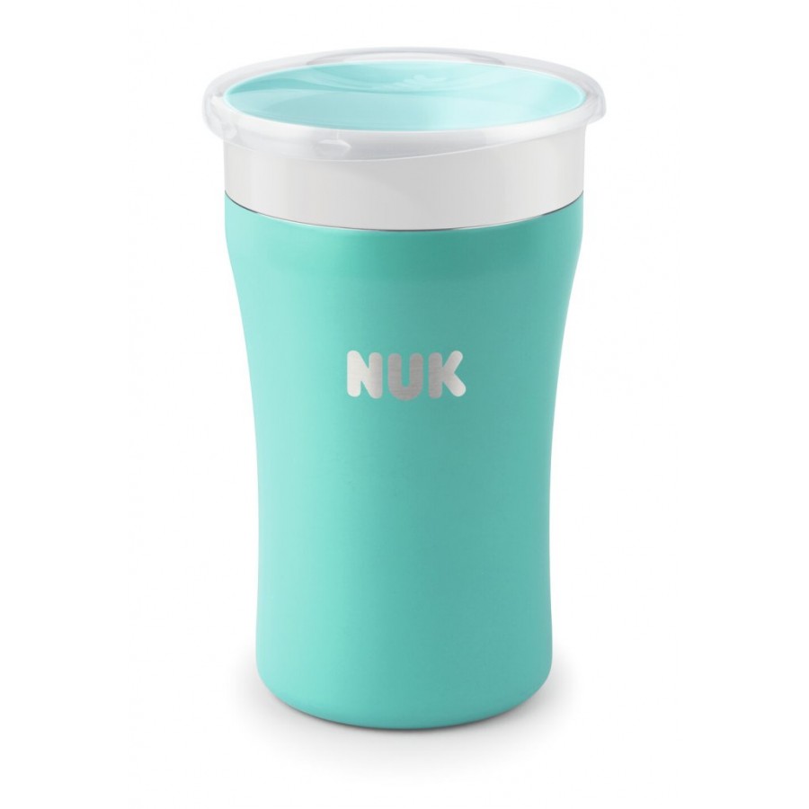 Nuk Magic Cup από ανοξείδωτο ατσάλι 230ml από 8 m+ Mint (10255679)