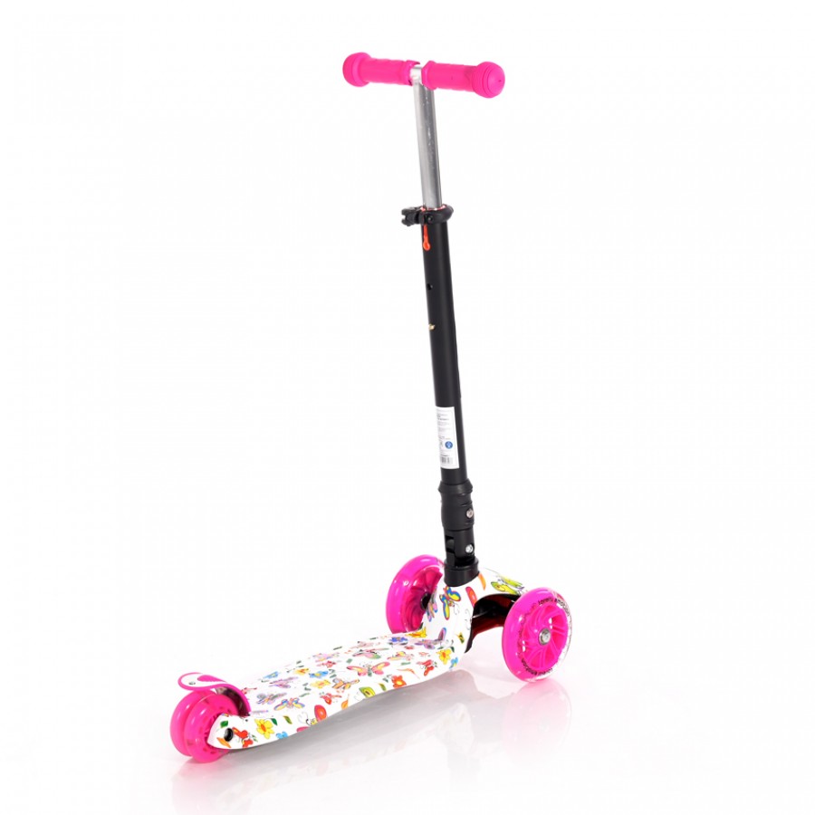 Lorelli Bertoni Scooter Rapid Pink Butterfly (10390040011)