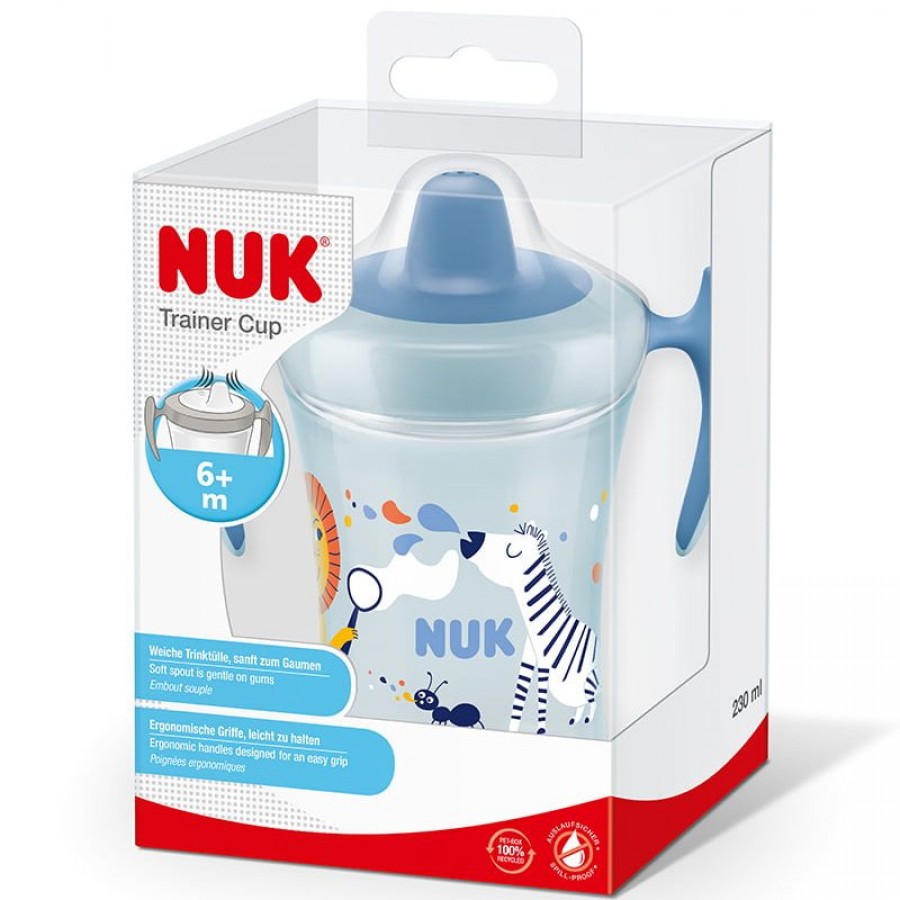 Nuk Παιδικό Ποτηράκι Nuk Trainer Cup 230ml Blue (10751140)