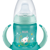 Nuk Εκπαιδευτικό Μπιμπερό με Λαβές First Choice 6m+ Night Mint 150ml (10527572)