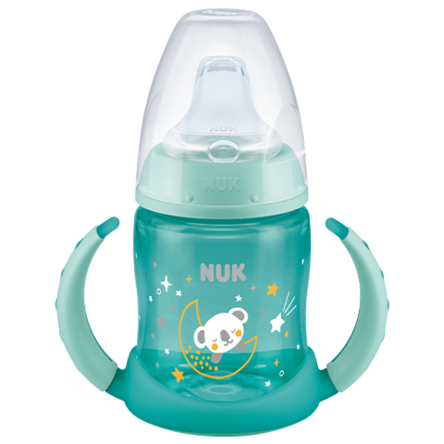 Nuk Εκπαιδευτικό Μπιμπερό με Λαβές First Choice 6m+ Night Mint 150ml (10527572)