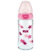 Nuk First Choice Plus Glass γυάλινο Μπιμπερό 240 ml με Δείκτη Ελέγχου Θερμοκρασίας (10745124)