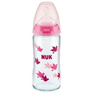 Nuk First Choice Plus Glass γυάλινο Μπιμπερό 240 ml με Δείκτη Ελέγχου Θερμοκρασίας (10745124) Nuk First Choice Plus Glass γυάλινο Μπιμπερό 240 ml με Δείκτη Ελέγχου Θερμοκρασίας (10745124)