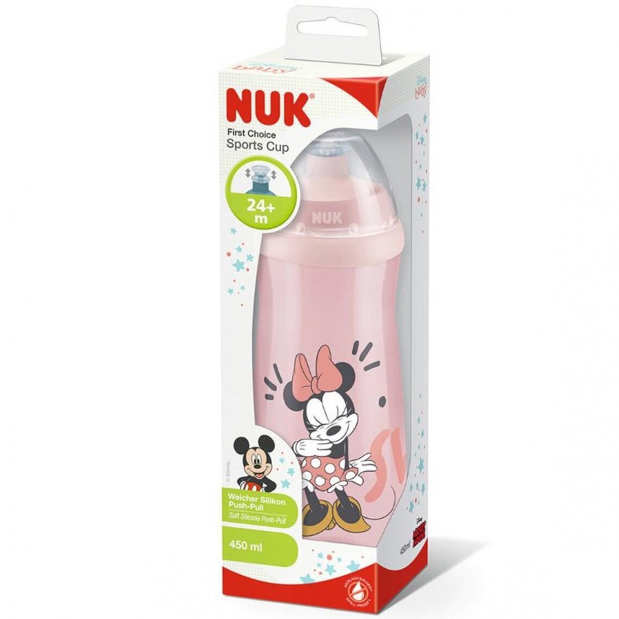 Nuk Παγουράκι Sports Cup Minnie 36m 450ml (10751197)