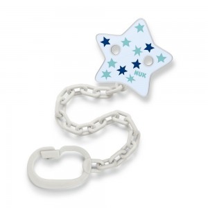 Nuk Αλυσίδα Πιπίλας με Κρίκο Μπλε Αστεράκι (10751534) Nuk Αλυσίδα Πιπίλας με Κρίκο Μπλε Αστεράκι (10751534)