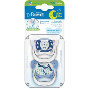 Dr. Brown's Ορθοδοντικές Πιπίλες Σιλικόνης για 0-6 μηνών Νυκτός Κουκουβάγια / Λιβελούλα  μπλε 2τμχ  (PV12008) Dr. Brown's Ορθοδοντικές Πιπίλες Σιλικόνης για 0-6 μηνών Νυκτός Κουκουβάγια / Λιβελούλα  μπλε 2τμχ  (PV12008)