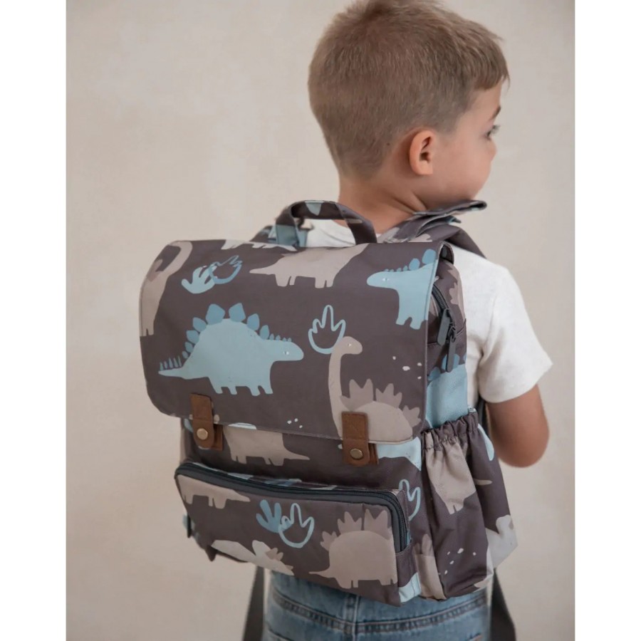 Minene – Παιδικό Backpack Charcoal Dinosaurs (13301004390OS)