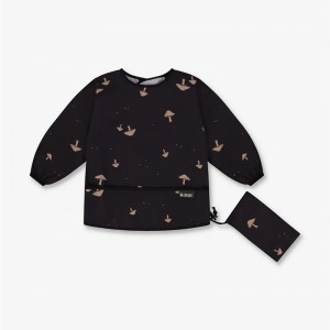 Minene Σαλιάρα Αδιάβροχη με Μανίκια Black (13312001190OS) Minene Σαλιάρα Αδιάβροχη με Μανίκια Black (13312001190OS)