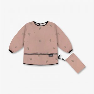 Minene Σαλιάρα Αδιάβροχη με Μανίκια Antique Pink (13312001830OS) Minene Σαλιάρα Αδιάβροχη με Μανίκια Antique Pink (13312001830OS)