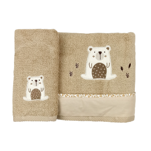 Baby Star Σετ Βρεφικές Πετσέτες 2τμχ Natura (1449) Baby Star Σετ Βρεφικές Πετσέτες 2τμχ Natura (1449)