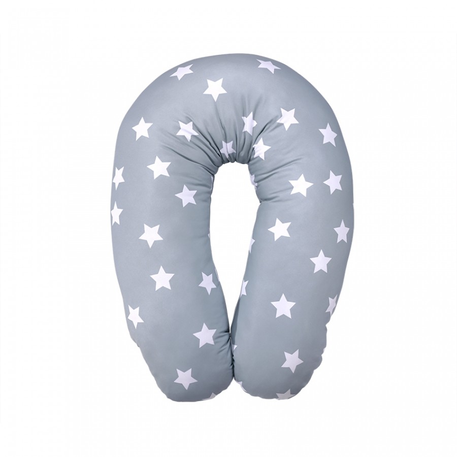 Lorelli Μαξιλάρι Θηλασμού  190cm Ranforce Stars Blue Grey Mist (20810063503)