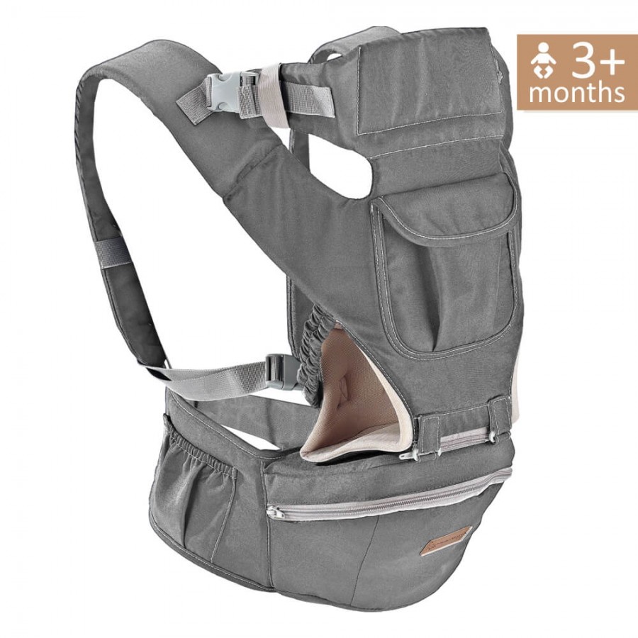 Bebestars Μάρσιπος Carry & Go Dark Grey (222-186)