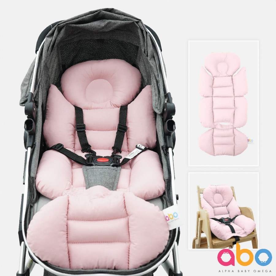 Abo Στρώμα καροτσιού, καθίσματος αυτοκινήτου και καρέκλας Ροζ (2250-400)
