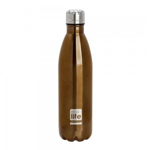 Life Green ανοξείδωτο θερμός 750ml με διπλό τοίχωμα Bronze ( 33-BO-3003)