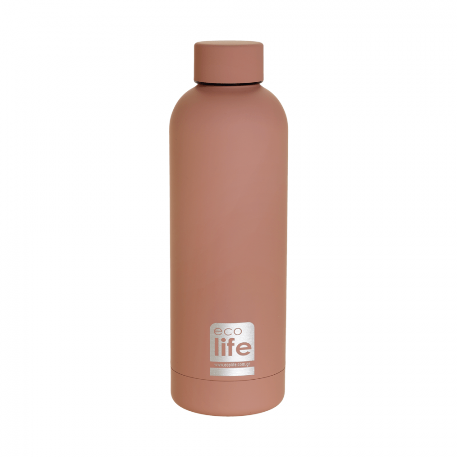 Life Green ανοξείδωτο θερμός 500ml Dusty Pink ( 33-BO-3033)