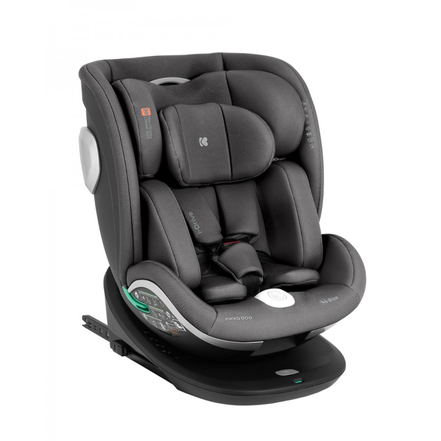 Kikka Boo Car Seat 40-150 cm i-Drive i-SIZE Dark Grey (31002100020)