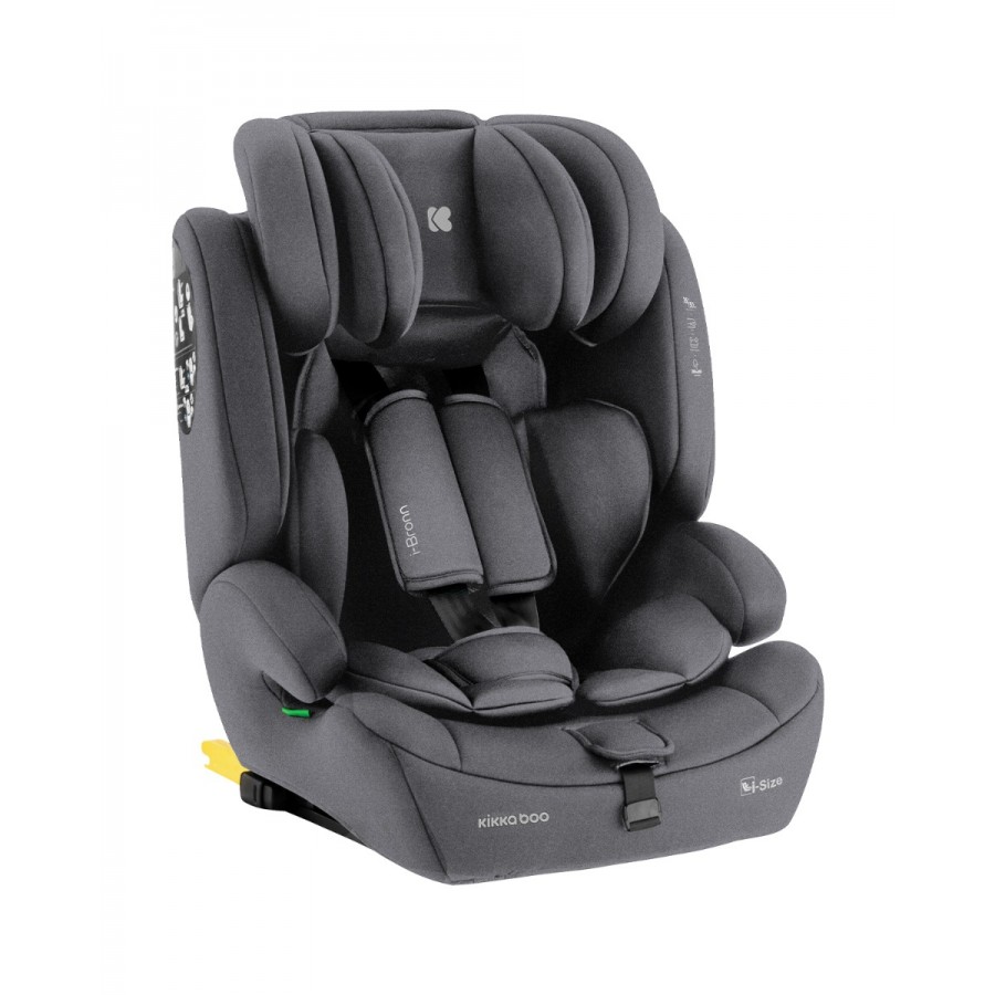 Kikka Boo Κάθισμα Αυτοκινήτου 76-150 cm i-Bronn i-SIZE Grey (31002140010)