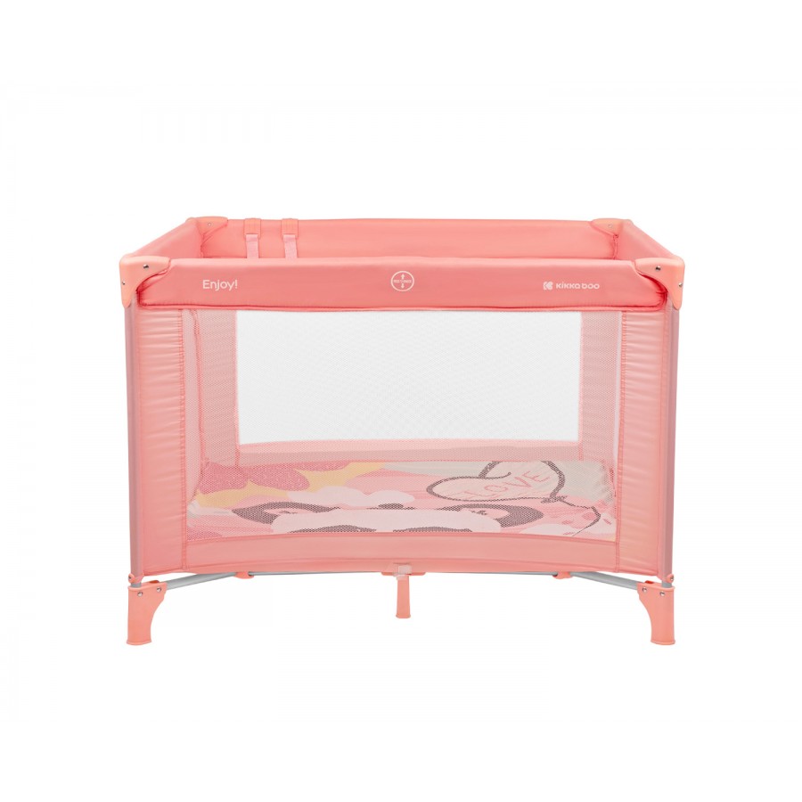 Kikkaboo Τετράγωνο Πάρκο μωρού Playpen Enjoy Pink Panda (31003030017)