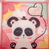 Kikkaboo Τετράγωνο Πάρκο μωρού Playpen Enjoy Pink Panda (31003030017)