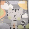 Kikkaboo Τετράγωνο Πάρκο μωρού Playpen Enjoy Grey Cat 2023 (31003030014)