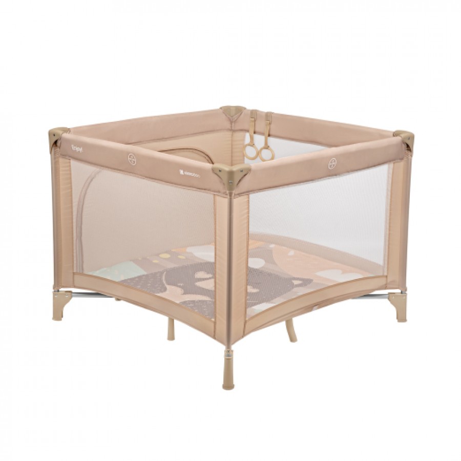 Kikkaboo Τετράγωνο Πάρκο μωρού Playpen Enjoy Beige Bear 2023 (31003030016)