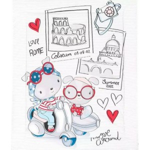 Kikka Boo Πάπλωμα 90x110cm Love Rome (31103010043) Kikka Boo Πάπλωμα 90x110cm Love Rome (31103010043)