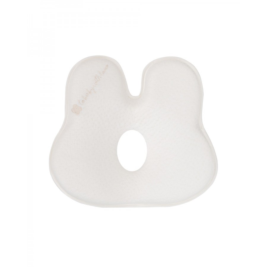 Kikka Boo Εργονομικό μαξιλάρι Memory Foam Bunny Airknit White 24x22εκ. (31106010127)