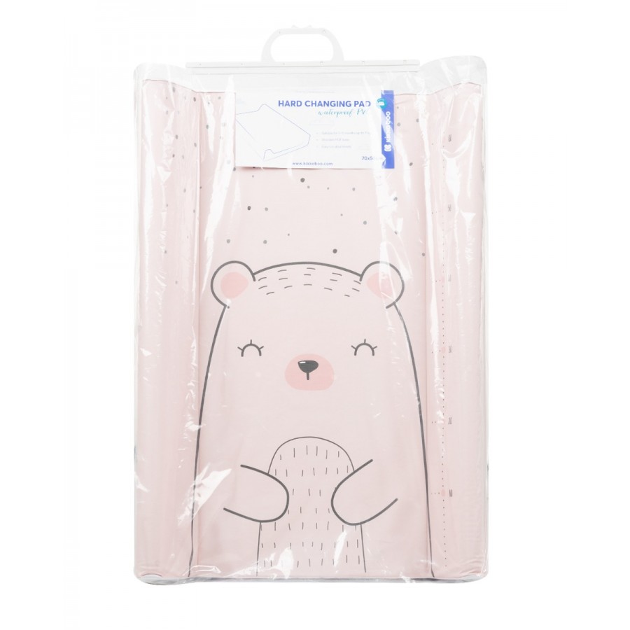 Kikkaboo Αλλαξιέρα 50x70 εκ. Σκληρή Bear With me Pink (31108060008)