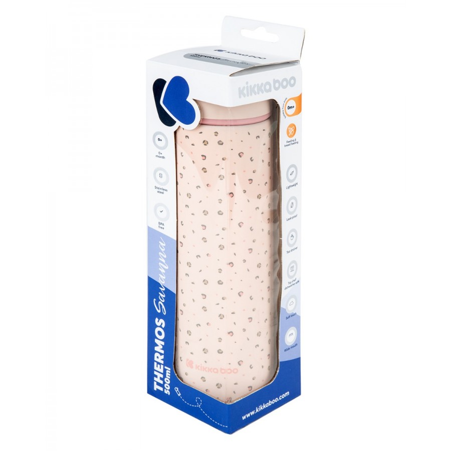 Kikkaboo Θερμός 500ml Savanna Pink (31302030054)