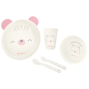 Kikka Boo Σετ Φαγητού Bear PP Pink 5τμχ (31302040134) Kikka Boo Σετ Φαγητού Bear PP Pink 5τμχ (31302040134)