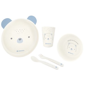 Kikka Boo Σετ Φαγητού Bear PP Blue 5τμχ (31302040136) Kikka Boo Σετ Φαγητού Bear PP Blue 5τμχ (31302040136)