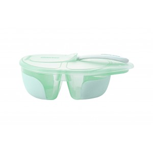 Kikkaboo Μπολάκι με Χώρισμα με Κουτάλι Tasty Mint (31302040144) Kikkaboo Μπολάκι με Χώρισμα με Κουτάλι Tasty Mint (31302040144)