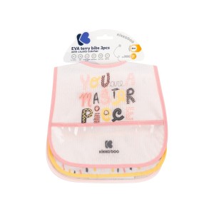 Kikkaboo Σαλιάρες Σιλικόνης με κλείσιμο Velcro Σετ 3 τεμαχίων Arty Pink (31303030055) Kikkaboo Σαλιάρες Σιλικόνης με κλείσιμο Velcro Σετ 3 τεμαχίων Arty Pink (31303030055)