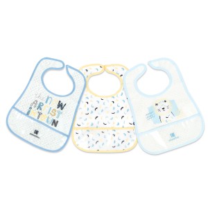 Kikkaboo Σαλιάρες Σιλικόνης με κλείσιμο Velcro Σετ 3 τεμαχίων Arty Blue (31303030056) Kikkaboo Σαλιάρες Σιλικόνης με κλείσιμο Velcro Σετ 3 τεμαχίων Arty Blue (31303030056)