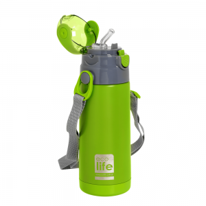 Life Green Kids Thermos Green 400ml (33-BO-2994) Life Green Kids Thermos Green 400ml (33-BO-2994)